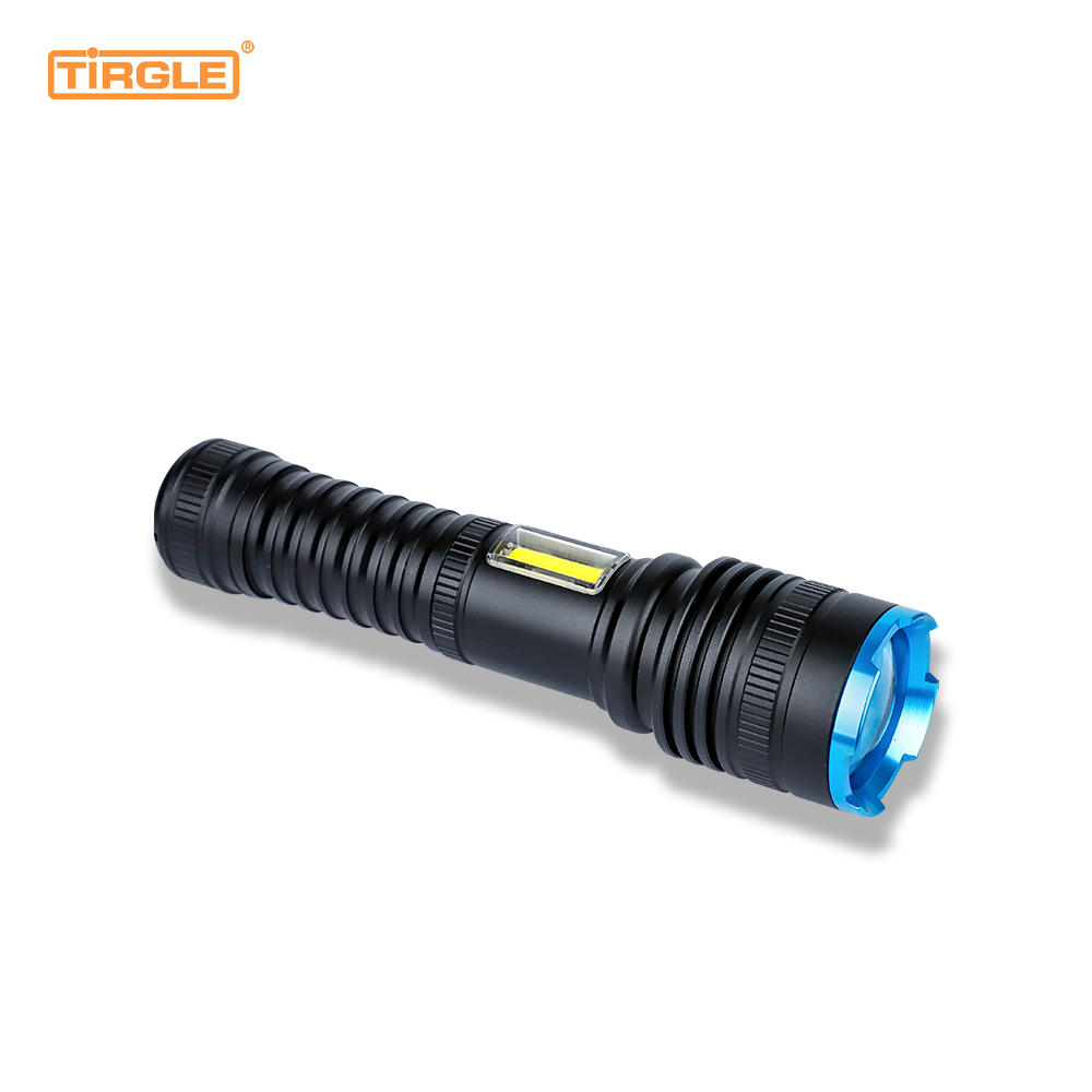 HL-5009 4-Phase switch latus functionis lucis functionis plenae aluminii mixturae telescopicae obscurationis IMPERVIUS multifunctionalis laser puga potentia ostentus flashlight