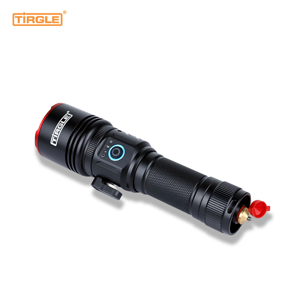 HL-5003 Laser retractabilis albus laser focusing USB velox crimen portatile nox velit domus flashlight IMPERVIUS telescopic focusing