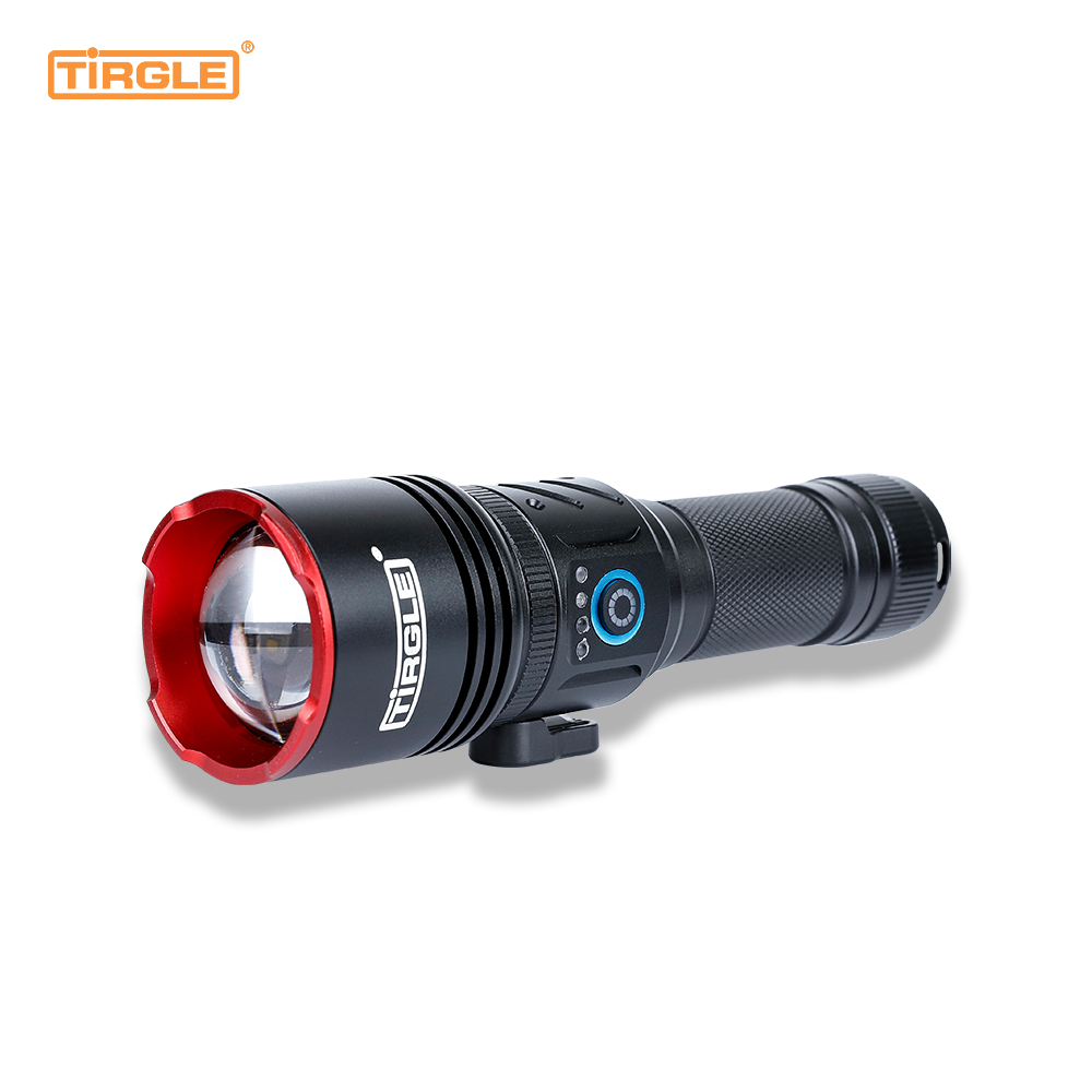 HL-5003 Laser retractabilis albus laser focusing USB velox crimen portatile nox velit domus flashlight IMPERVIUS telescopic focusing