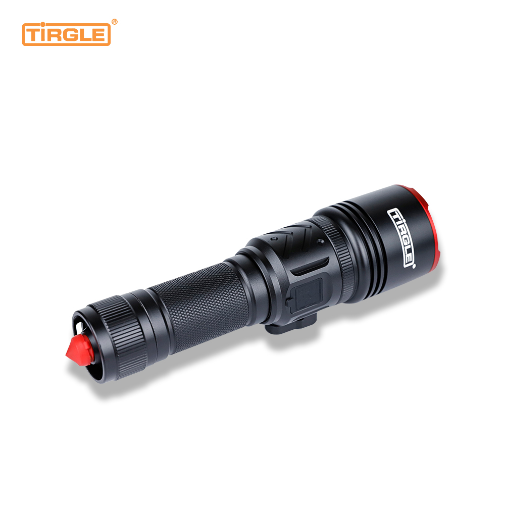 HL-5003 Laser retractabilis albus laser focusing USB velox crimen portatile nox velit domus flashlight IMPERVIUS telescopic focusing