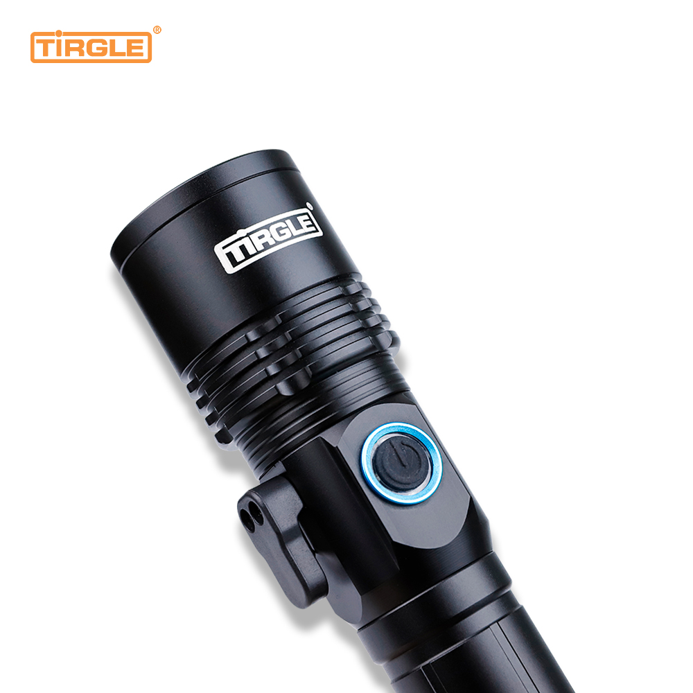 HL-5010Pro 3-celeritate lucis aperta aluminii mixtura flashlightSafety HammerRope cutterTelescopic focusType-C festinanter praecipiens USB ad crimen mobile phoneWaterproof facem