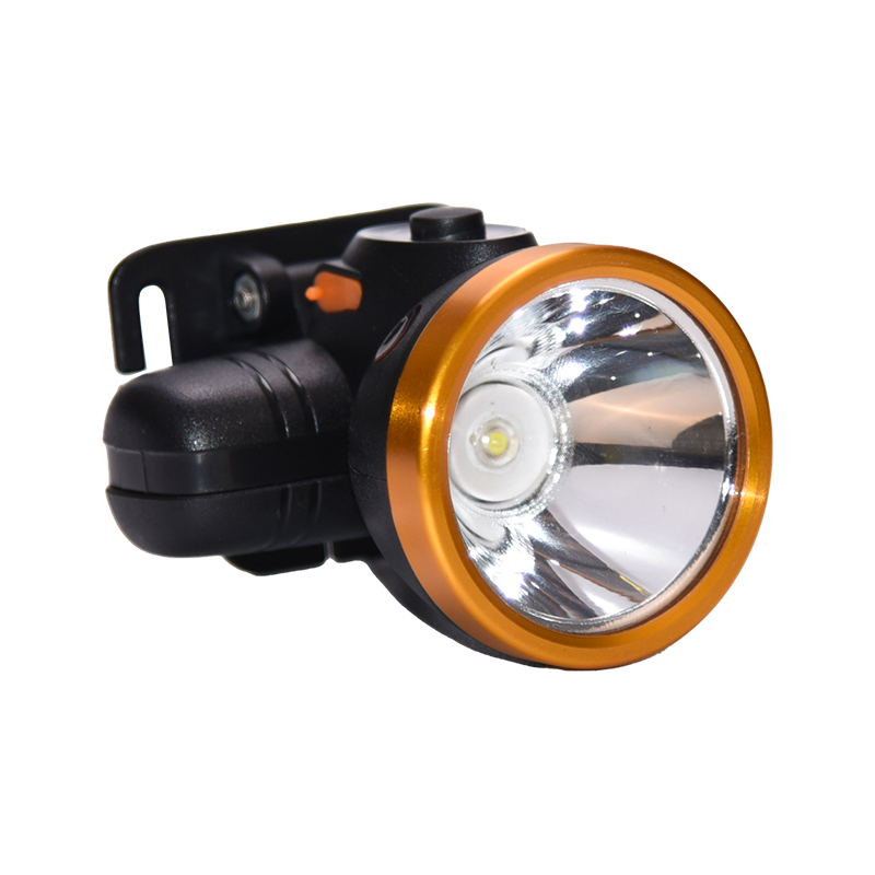 TL-3001 1LED 3W LED Lithium altilium rechargeable button switch metallum caput velit portable lux headlights